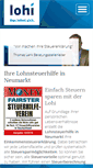 Mobile Screenshot of lohnsteuerhilfe-neumarkt.net
